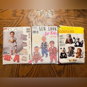 Vintage Sewing Patterns for Baby/Kids